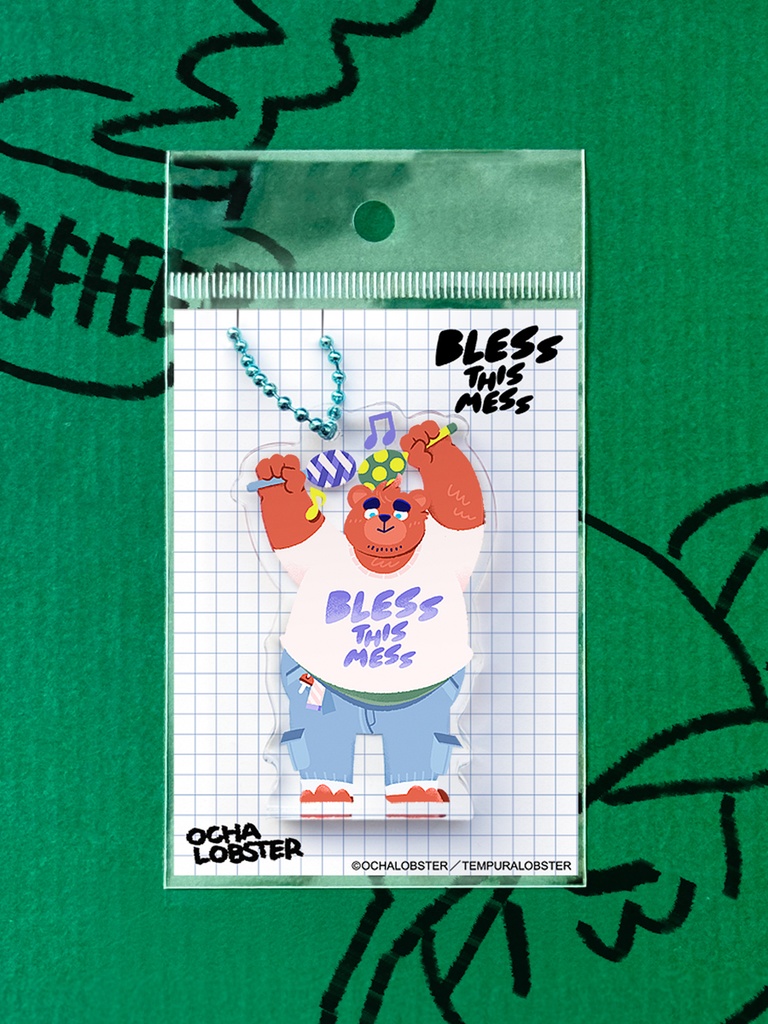 アクリルブロックキーホルダー／BLESS THIS MESS