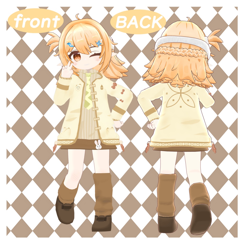 オリジナル3Dモデル「Meru」