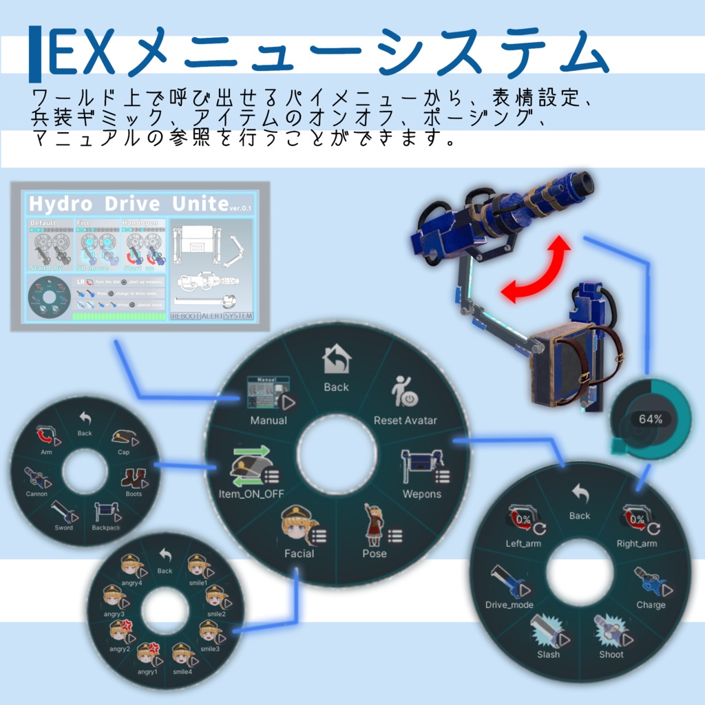 【サポート終了】VRChat向け3Dモデル サフィーナ