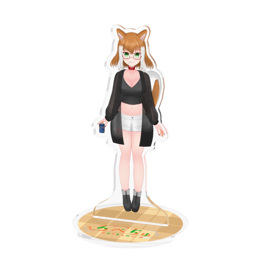 ろぺちゅアクリルスタンド100×100mm