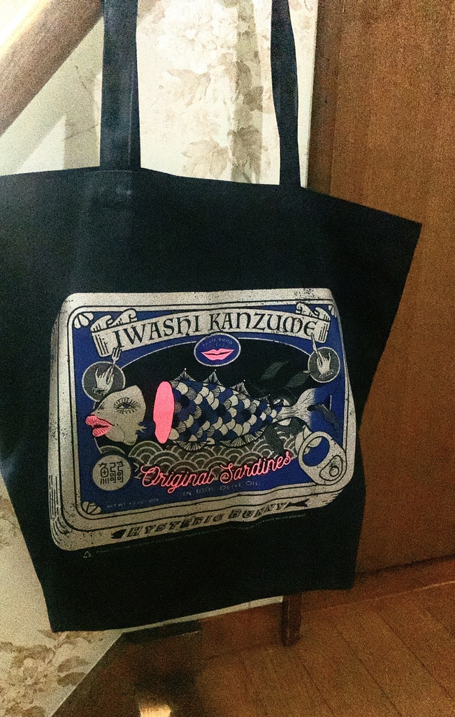 オイルサーディン缶|大型トートバック