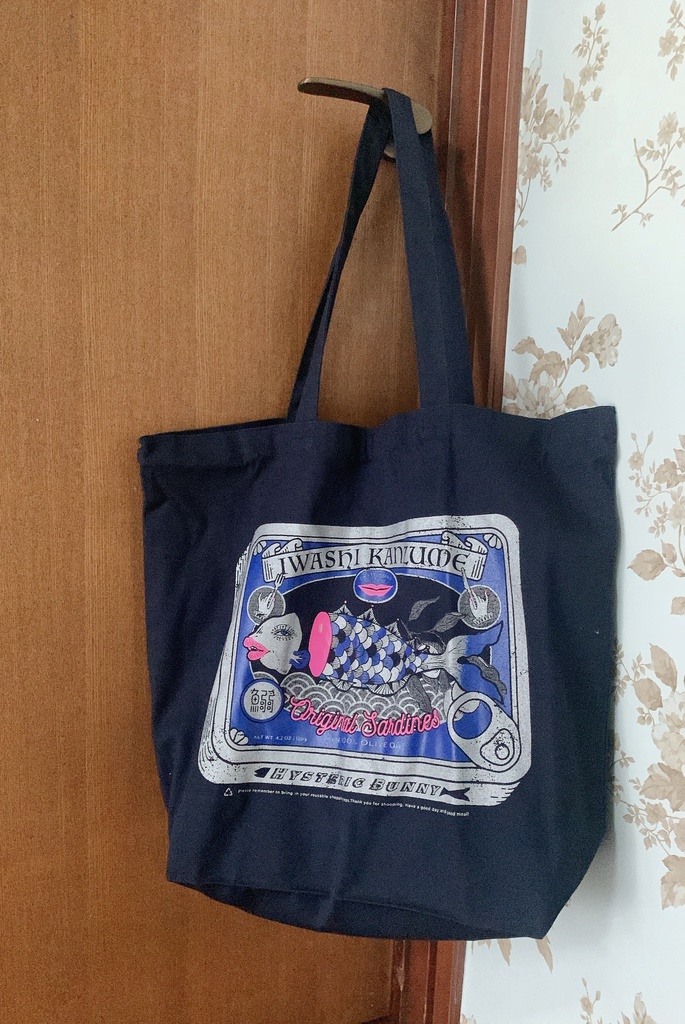 オイルサーディン缶|大型トートバック