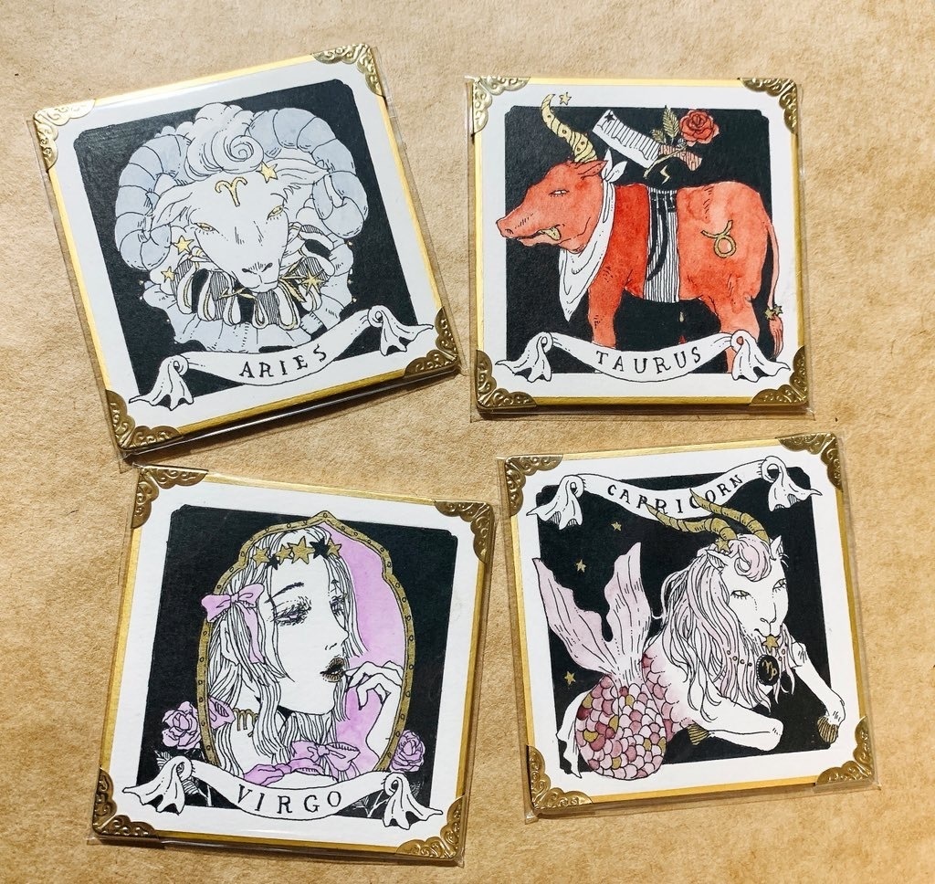 原画|12星座 豆色紙