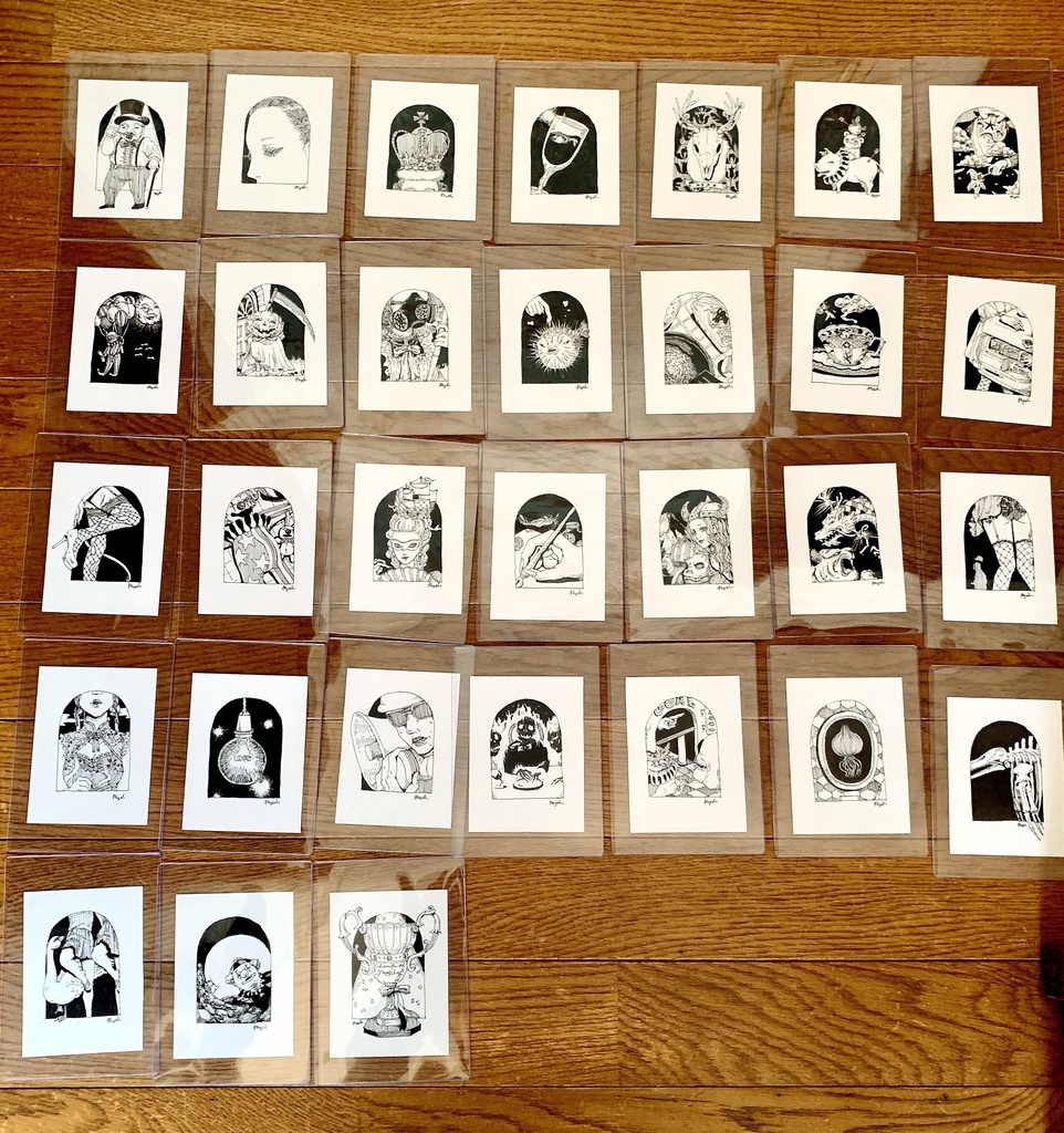 原画｜インクトーバードローイング