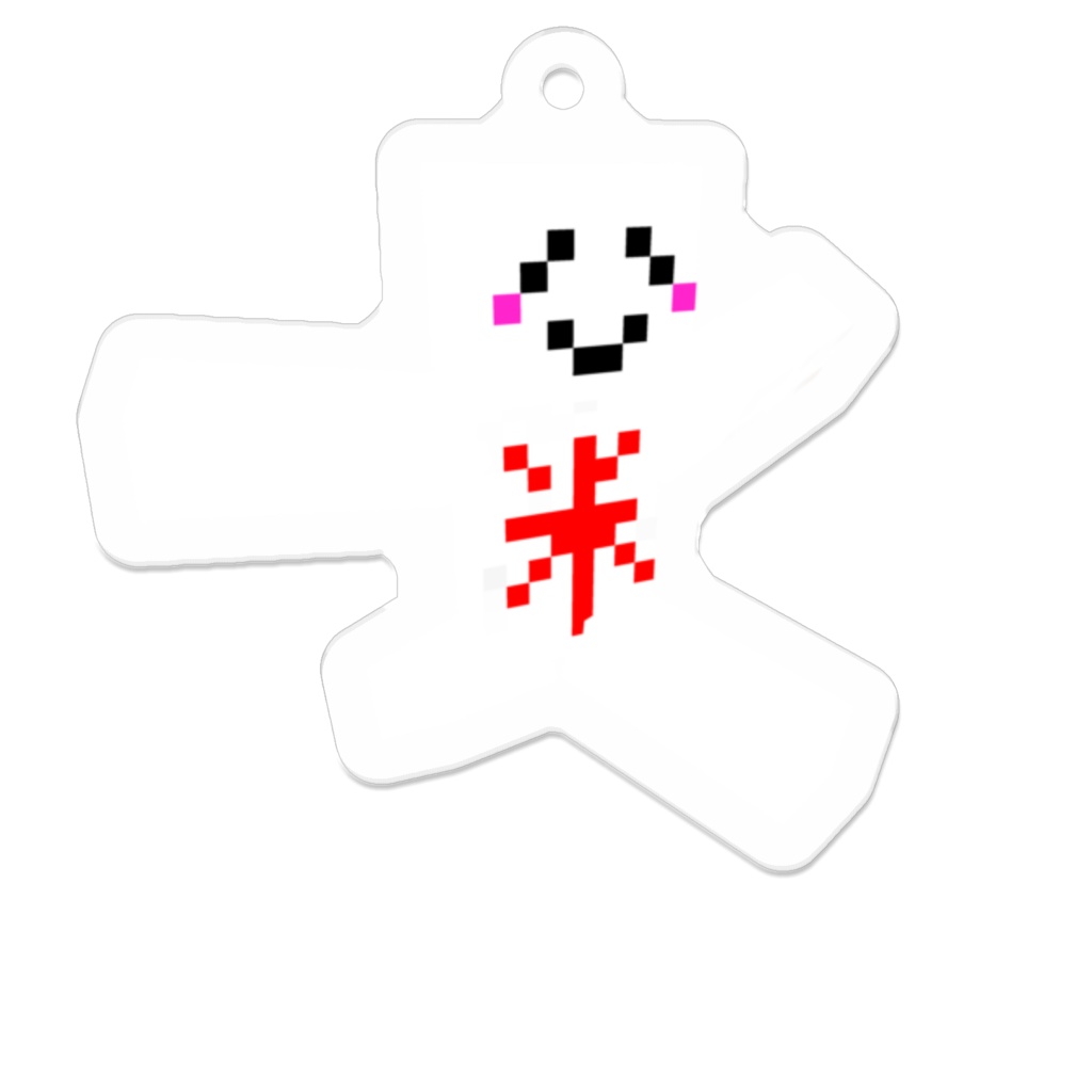 おにぎりのアクリルキーホルダー (Mincraft)