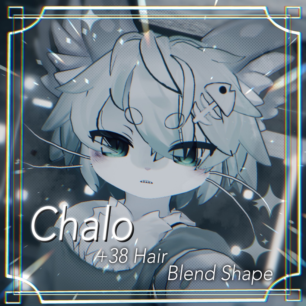 【Chalo専用 】✨メロ髪シェイプキー+耳モフ増しシェイプキー