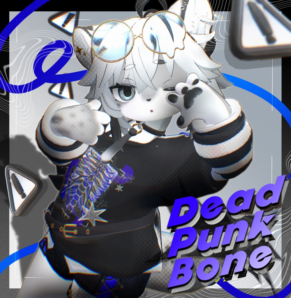 🎉発売記念SALE🎁【7アバター対応】☠️ Dead Punk Bone🦴🐾