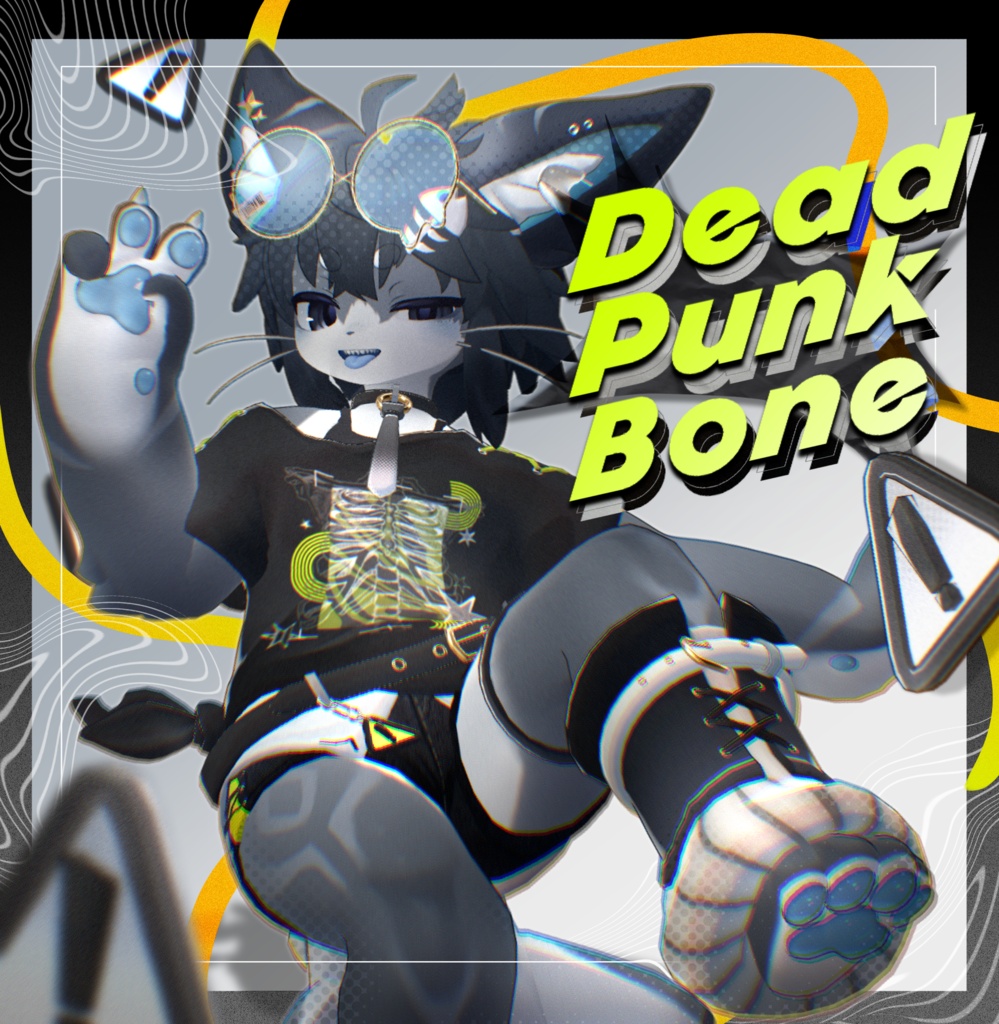 🎉発売記念SALE🎁【7アバター対応】☠️ Dead Punk Bone🦴🐾