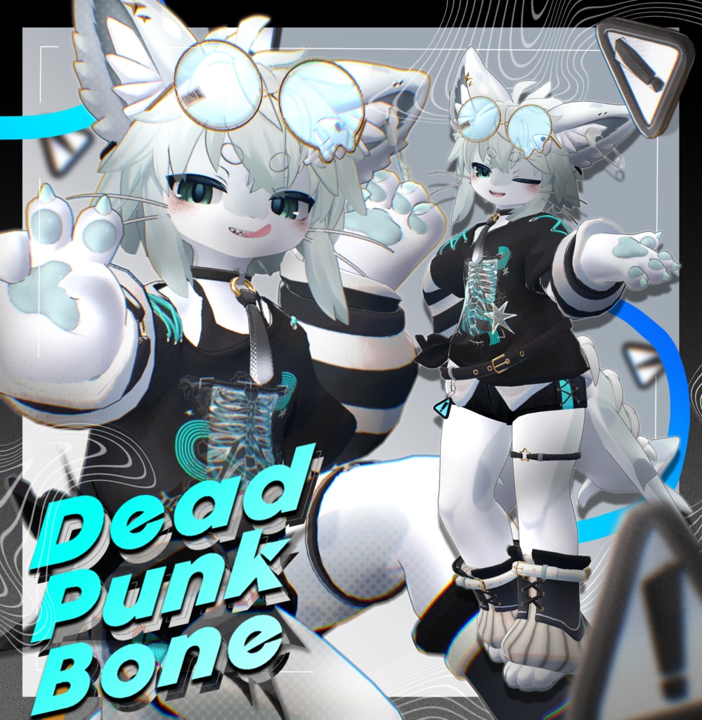 🎉発売記念SALE🎁【7アバター対応】☠️ Dead Punk Bone🦴🐾