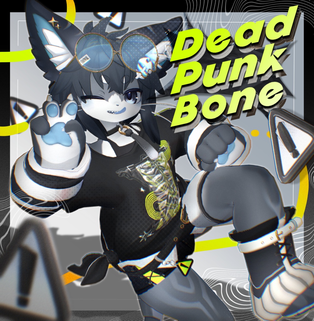 🎉発売記念SALE🎁【7アバター対応】☠️ Dead Punk Bone🦴🐾