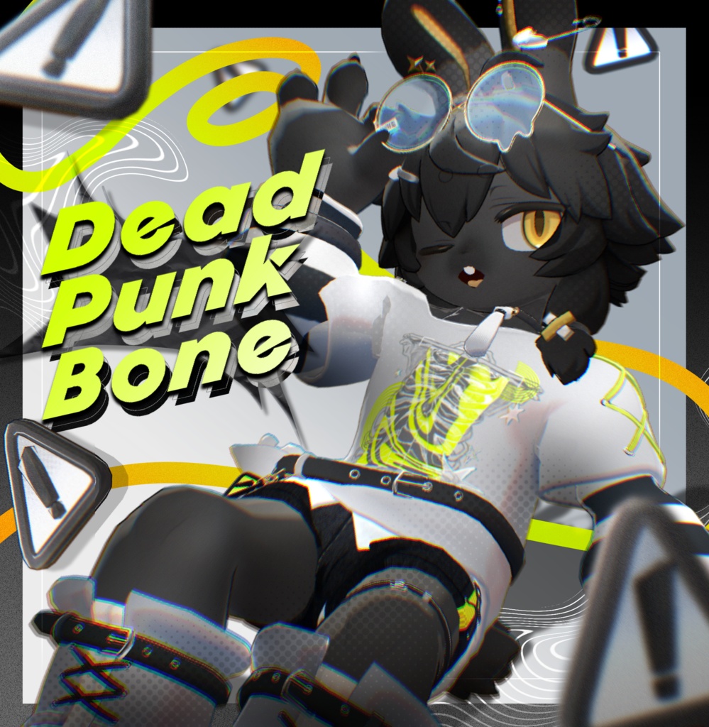 🎉発売記念SALE🎁【7アバター対応】☠️ Dead Punk Bone🦴🐾