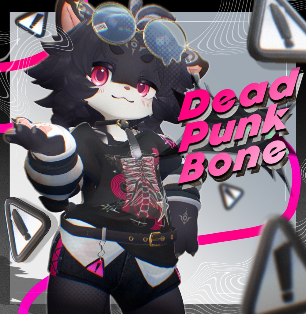 🎉発売記念SALE🎁【7アバター対応】☠️ Dead Punk Bone🦴🐾