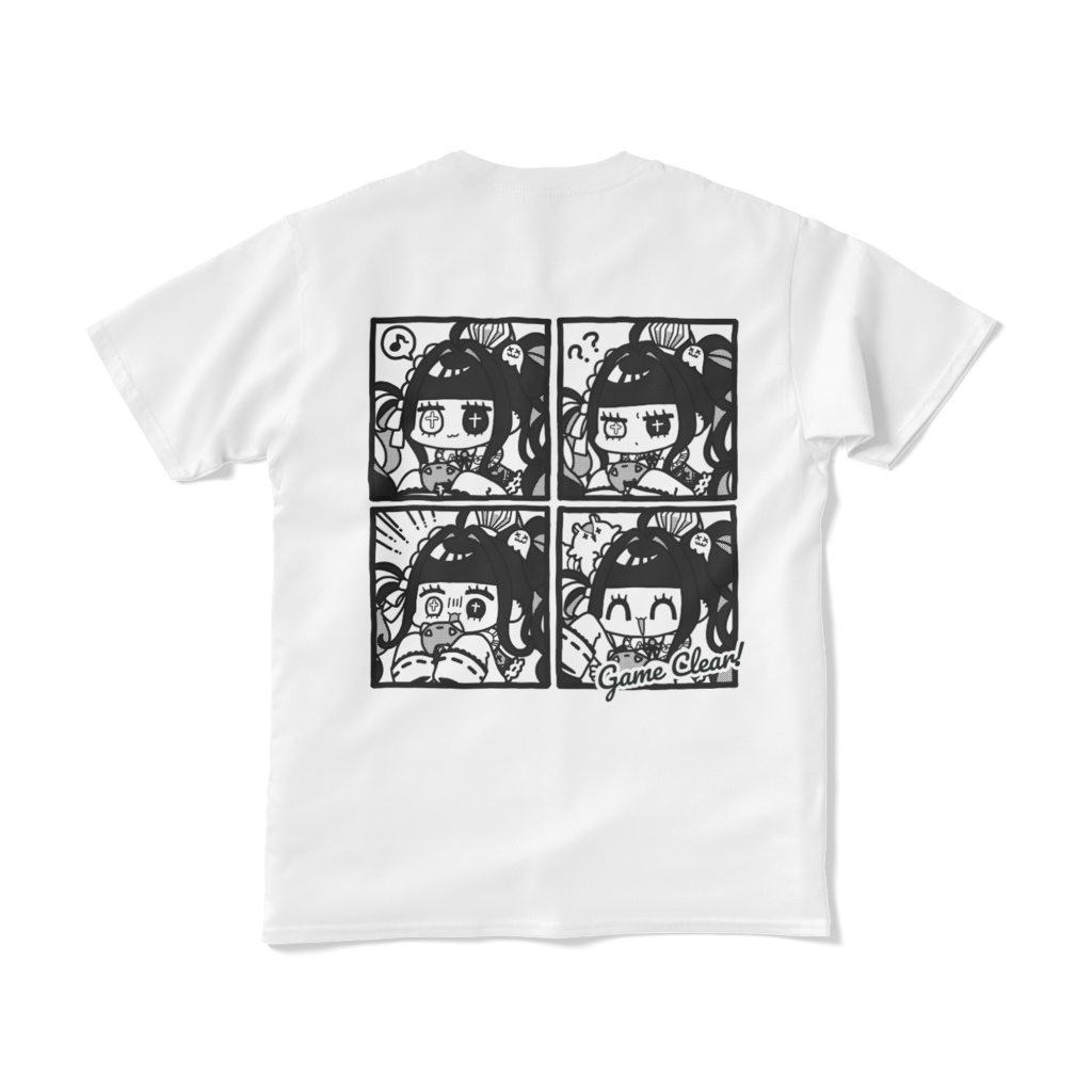 【デビュー2.5周年記念】Tシャツ(マンガ)‐白