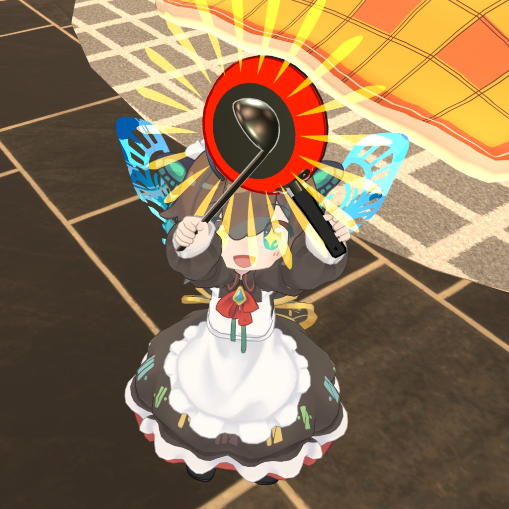 【アバターギミック】朝のフライパン