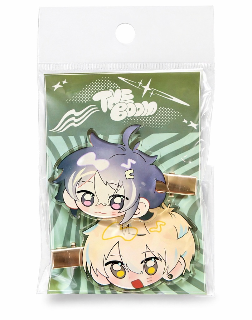 ざぶぅんアクリルヘアクリップ