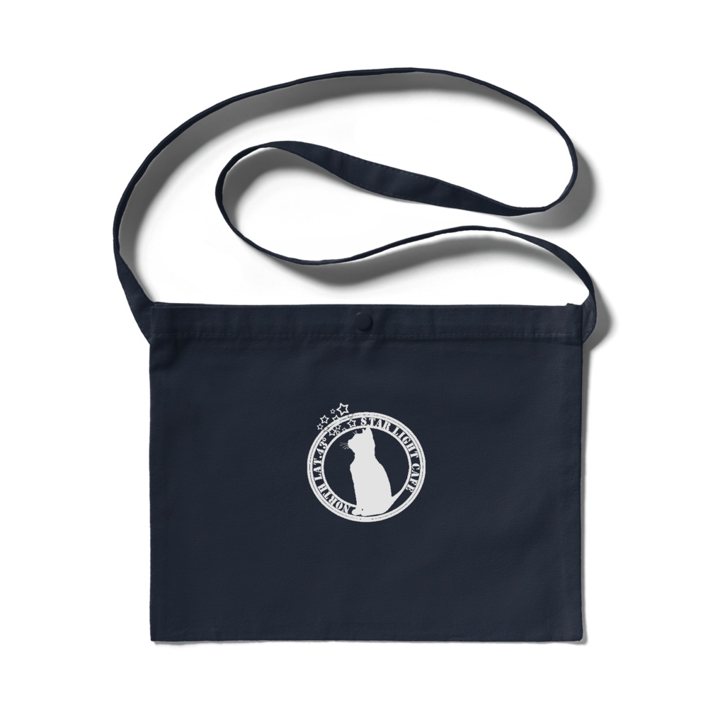 「STARLIGHT CAFE」 ORIGINAL サコッシュ（NAVY／ロゴマークONLY）