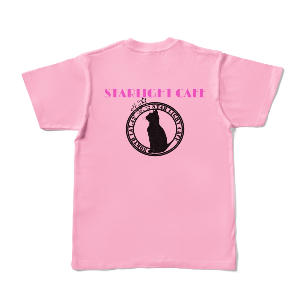 「STARLIGHT CAFE」 ORIGINAL カラーTシャツ(PEACH)