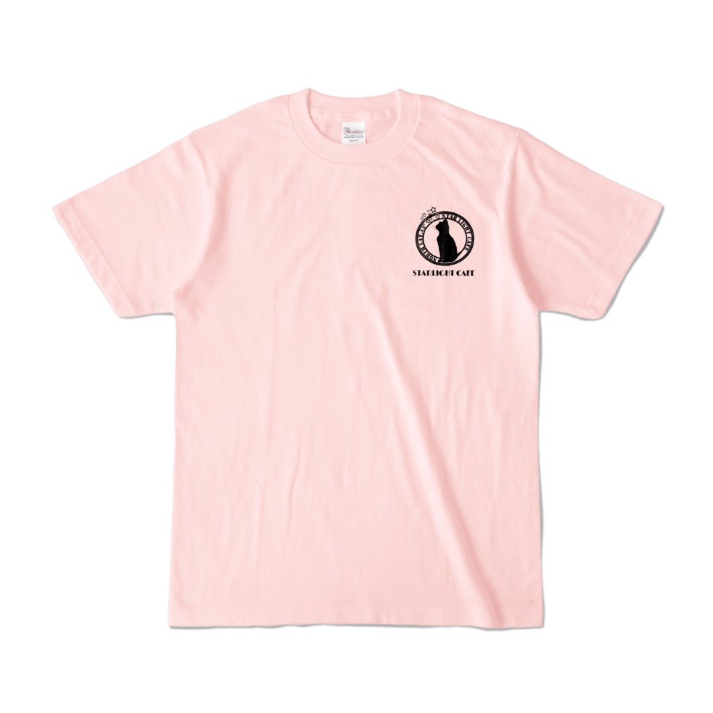 「STARLIGHT CAFE」 ORIGINAL カラーTシャツ(LIGHT PINK)