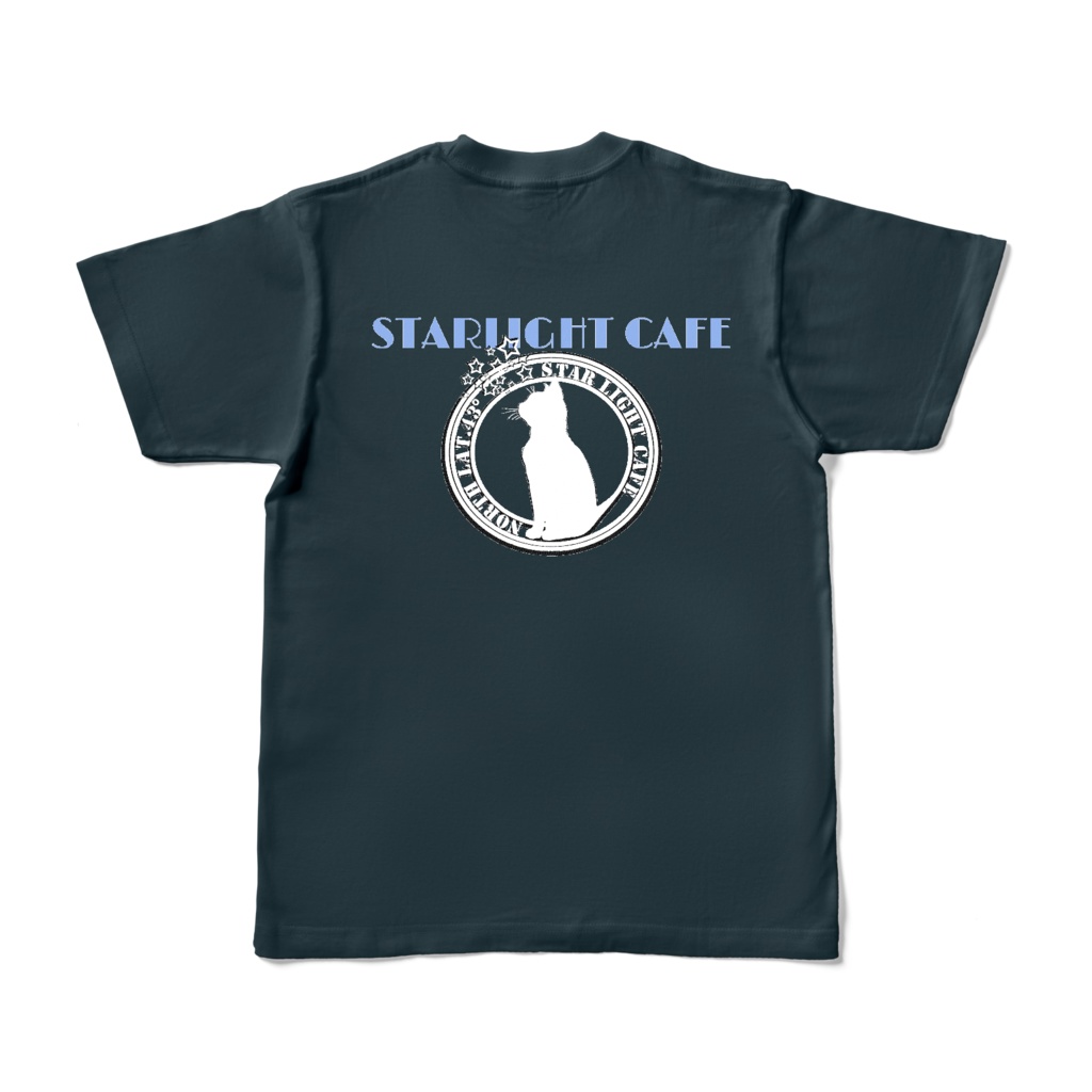 「STARLIGHT CAFE」 ORIGINAL カラーTシャツ(DENIM)