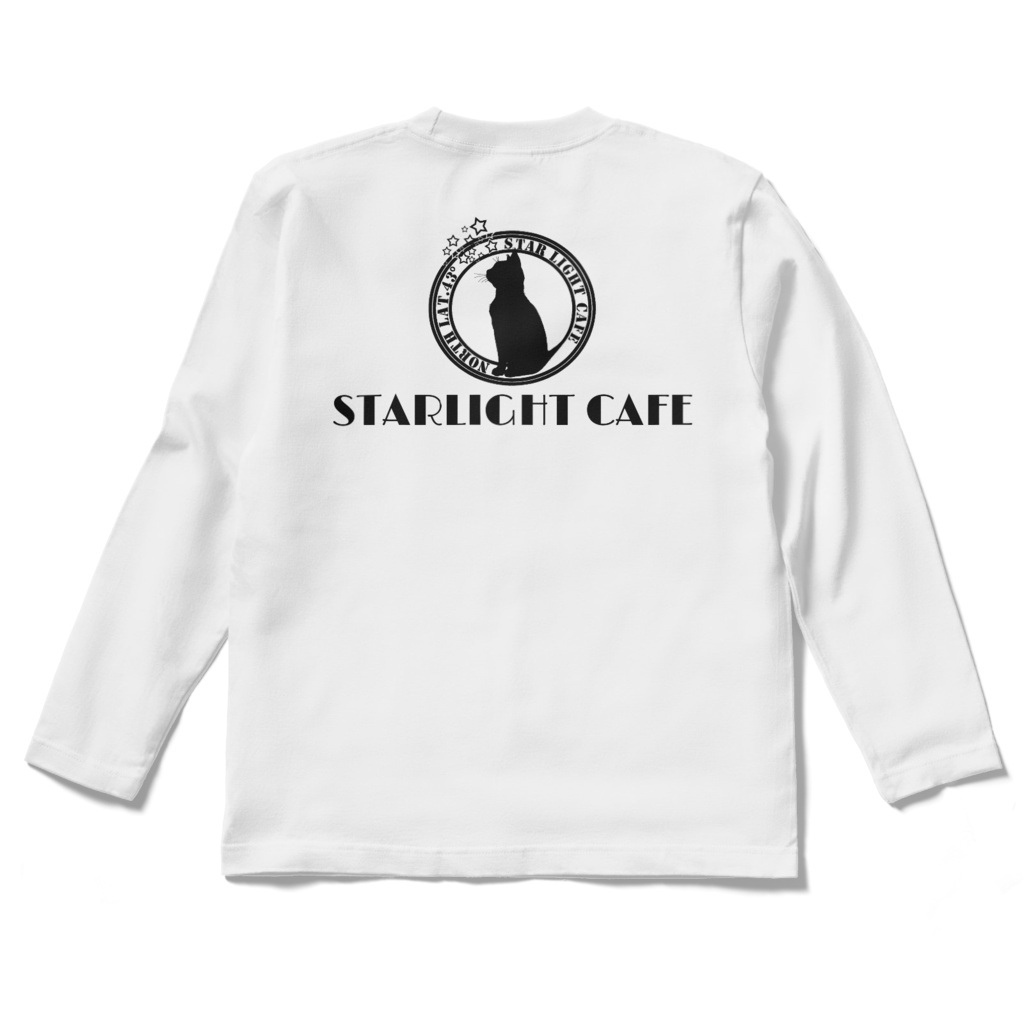 「STARLIGHT CAFE」 ORIGINAL ロングスリーブTシャツ(WHITE)