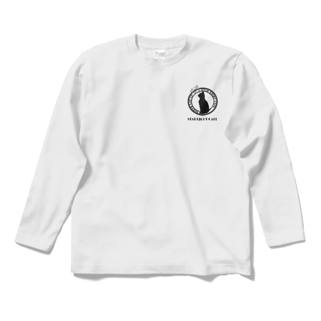 「STARLIGHT CAFE」 ORIGINAL ロングスリーブTシャツ(WHITE)