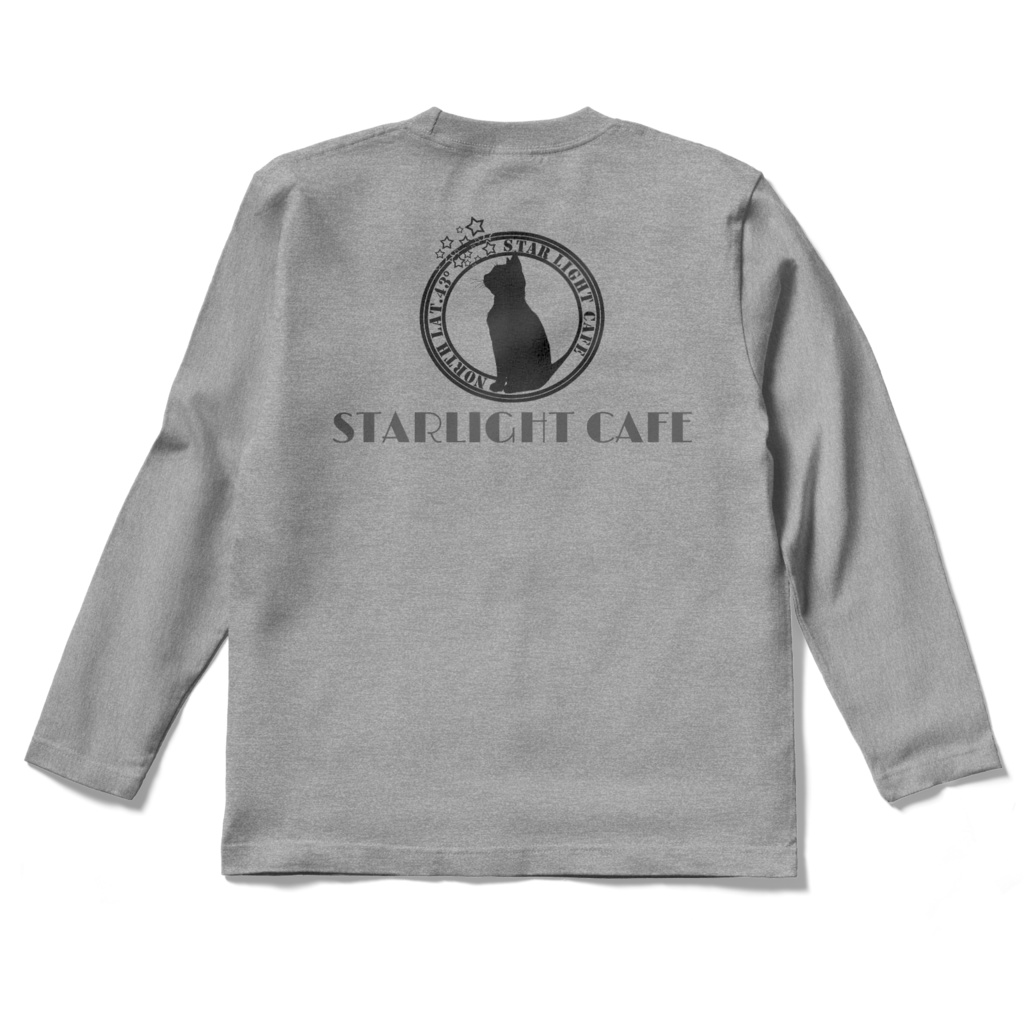 「STARLIGHT CAFE」 ORIGINAL ロングスリーブTシャツ(GRAY)