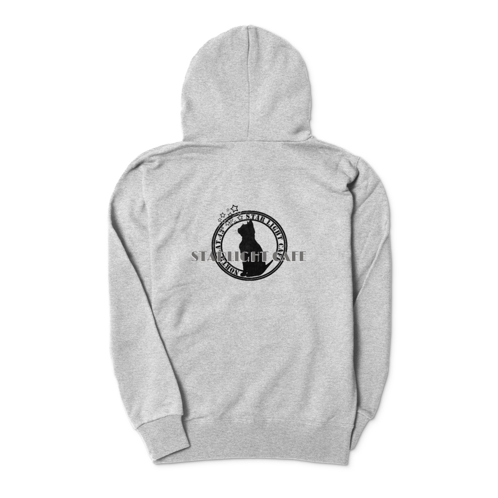 「STARLIGHT CAFE」 ORIGINAL ジップパーカー(GRAY)