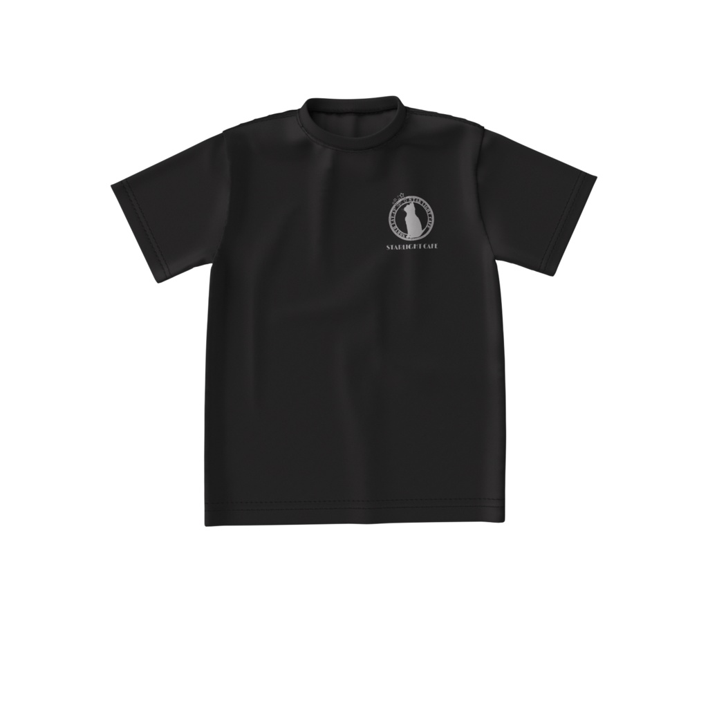 「STARLIGHT CAFE」 ORIGINAL ビッグシルエットTシャツ(BLACK)