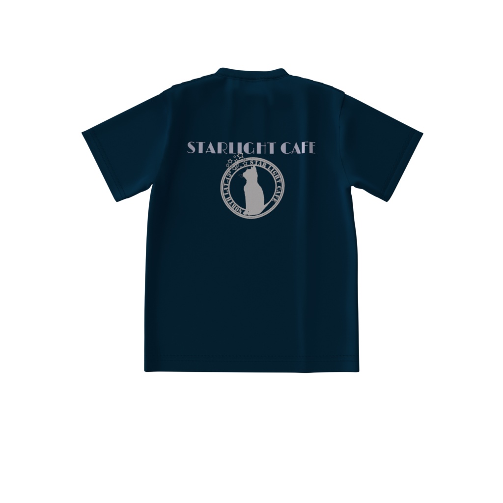 「STARLIGHT CAFE」 ORIGINAL ビッグシルエットTシャツ(NAVY)