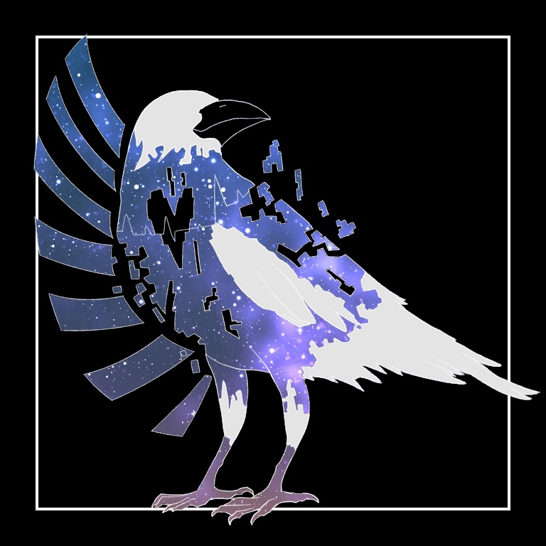 Mysterious Crow 〜White+Galaxy〜 長袖ver