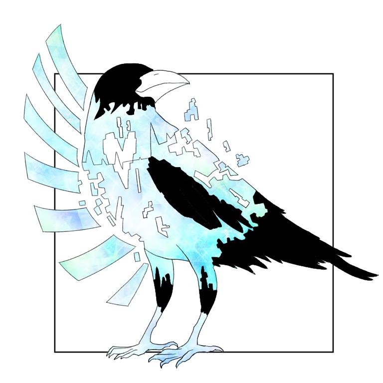 Mysterious Crow 〜Frozen〜 パーカー