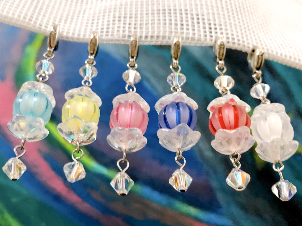 🌟星の海のランタン💎ジッパーチャーム/バッグチャーム/ストラップ・ボールチェーン付