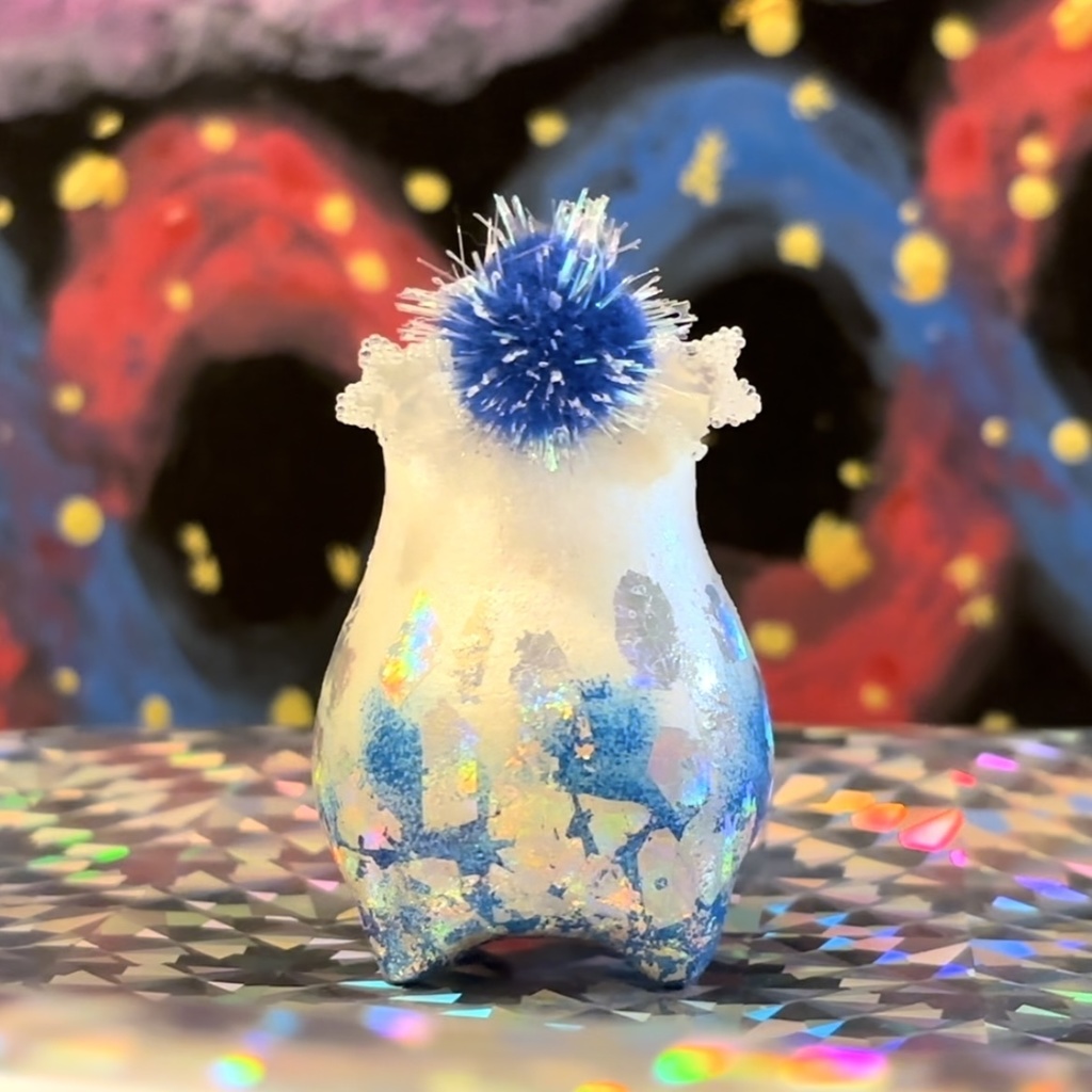 うちぅじん11周年記念❁⃘空に咲く 希望の水晶花✾𓈒𓂂𓇬.