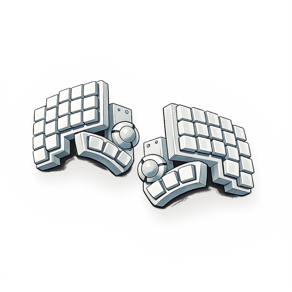 人キー(Gen2) 自作キット【霞】