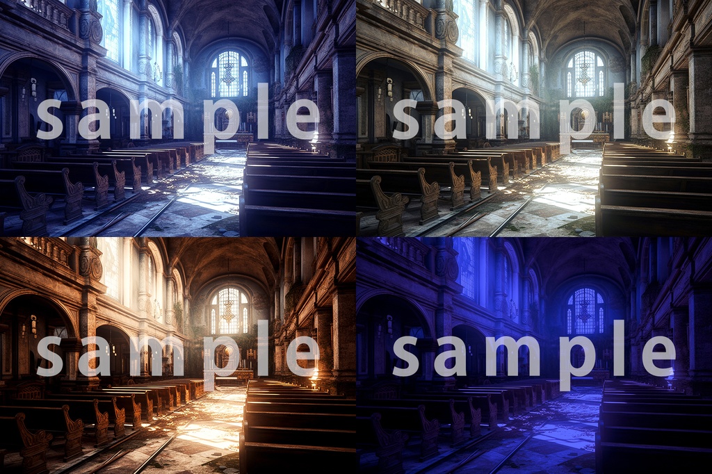時間差背景素材集【ファンタジー編】Aシリーズ基本パック