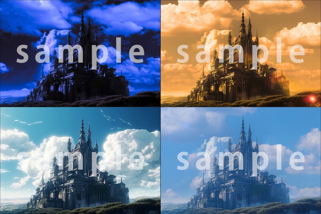 時間差背景素材集【ファンタジー編】Aシリーズ基本パック