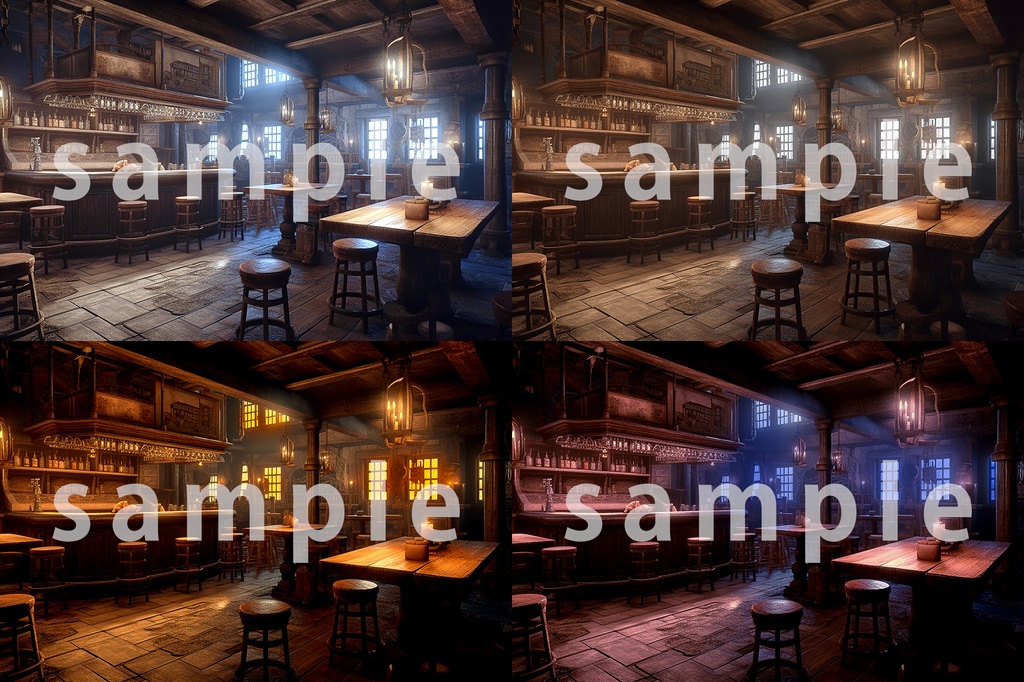 時間差背景素材集【ファンタジー編】Aシリーズ基本パック