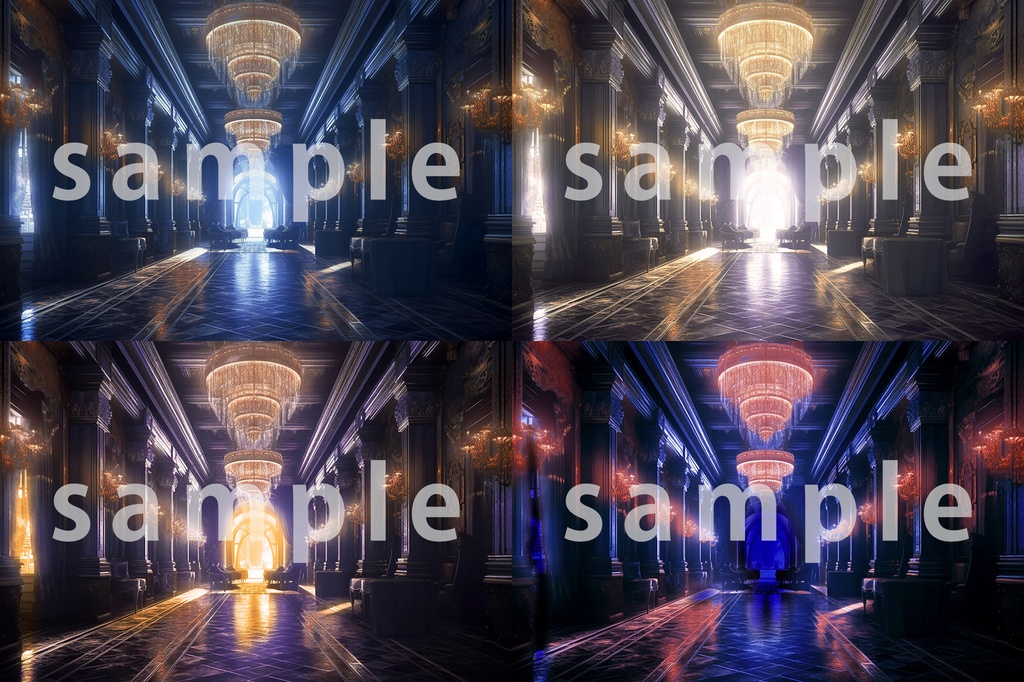 時間差背景素材集【ファンタジー編】Aシリーズ基本パック