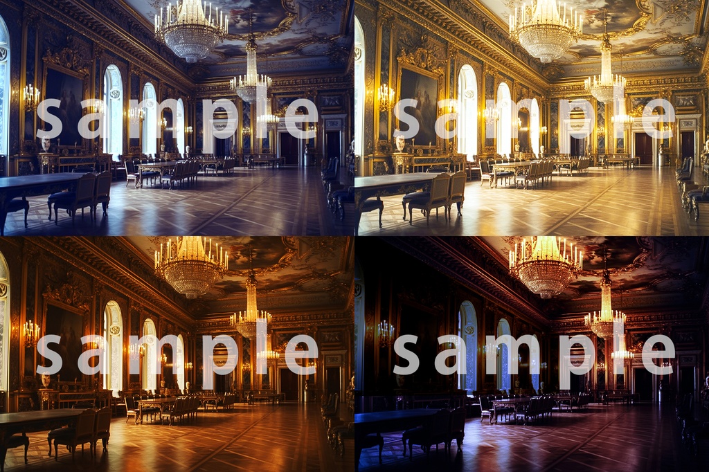 時間差背景素材集【ファンタジー編】 Bシリーズ城パック