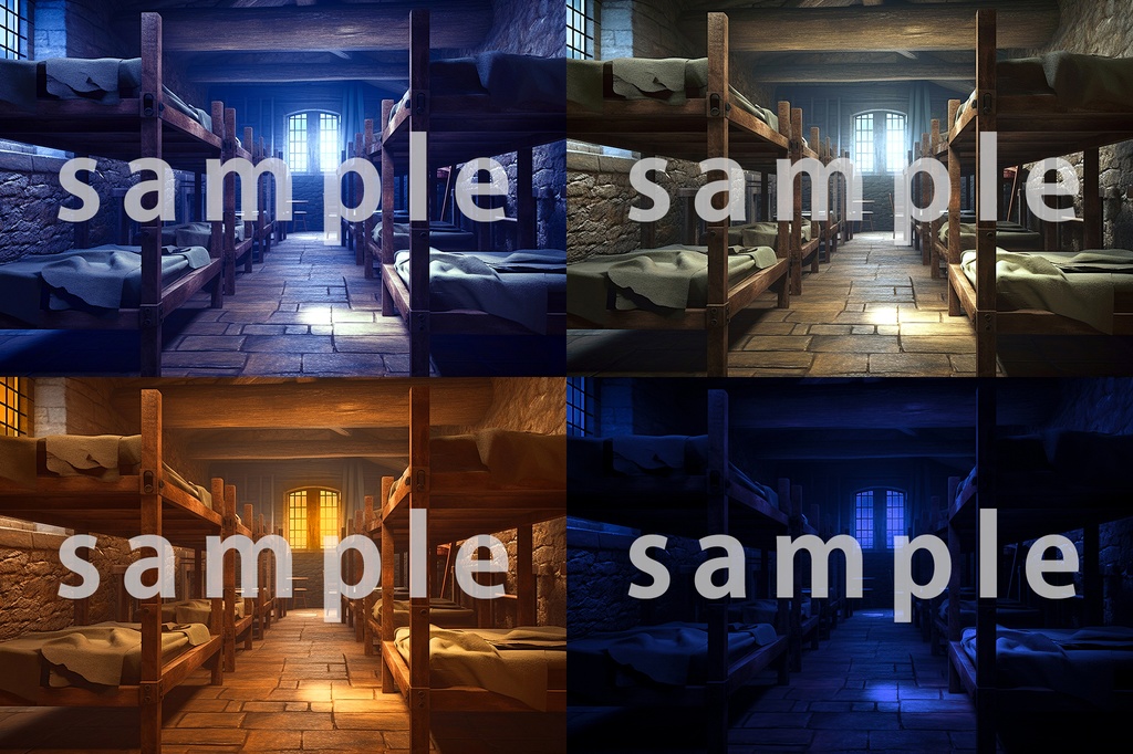 時間差背景素材集【ファンタジー編】 Bシリーズ城パック