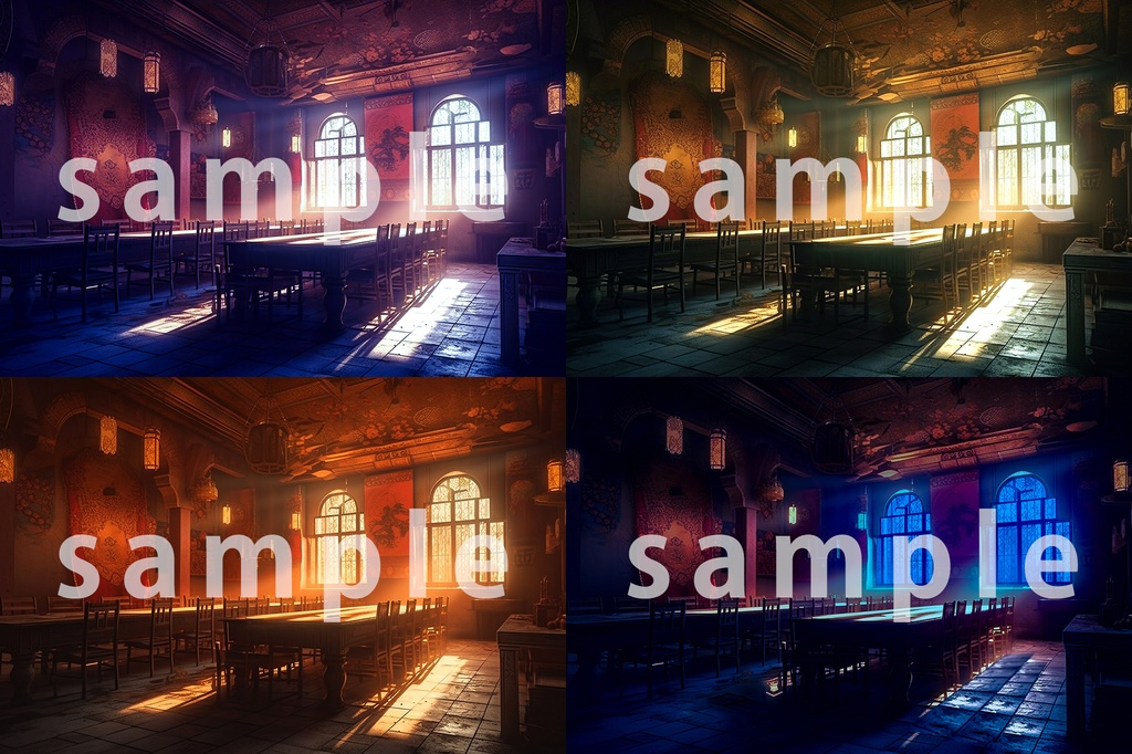 時間差背景素材集【ファンタジー編】 Bシリーズ城パック