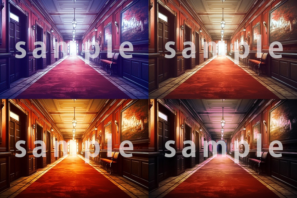 時間差背景素材集【ファンタジー編】 Bシリーズ城パック