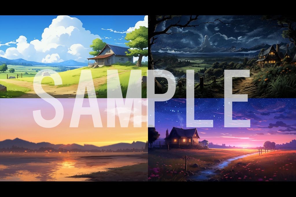 【ちょこっと動く背景動画11個パック①】