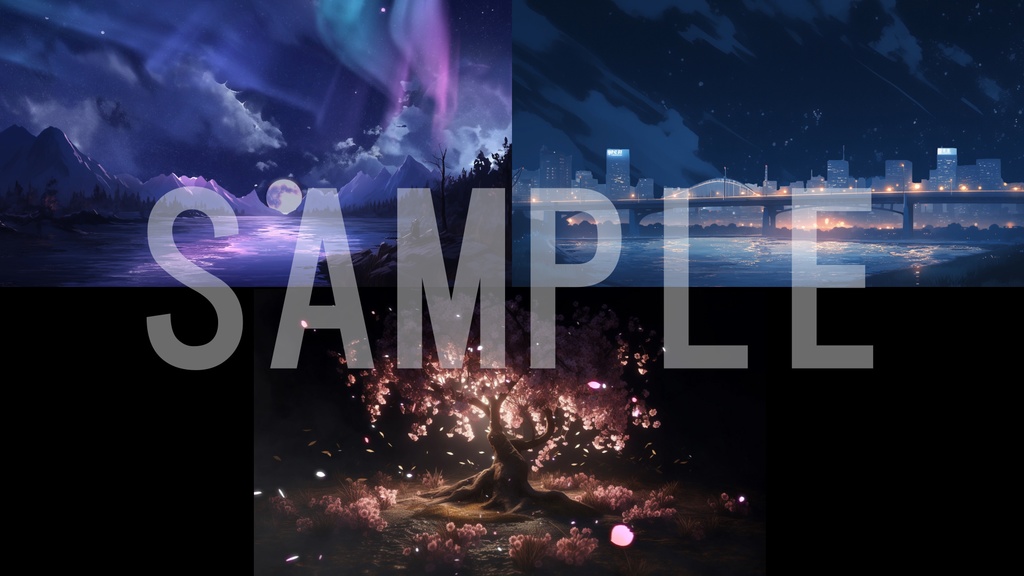 ちょこっと動く背景動画11個パック③