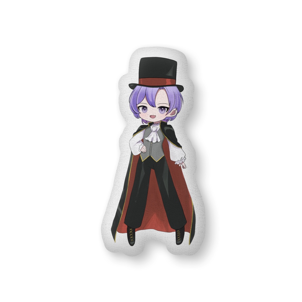 【ふかふかクッション】バレンタイン_シルクハット