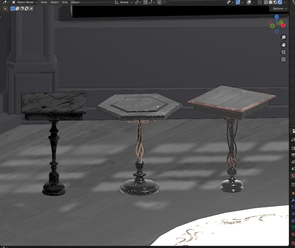 サイドテーブル3点 / Side tables