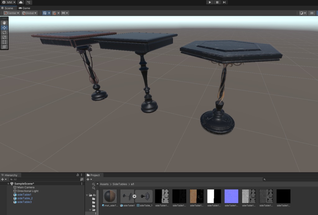 サイドテーブル3点 / Side tables