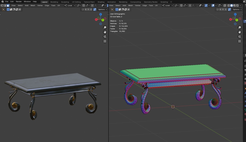 ローテーブル/コーヒーテーブル3点 (coffee tables)