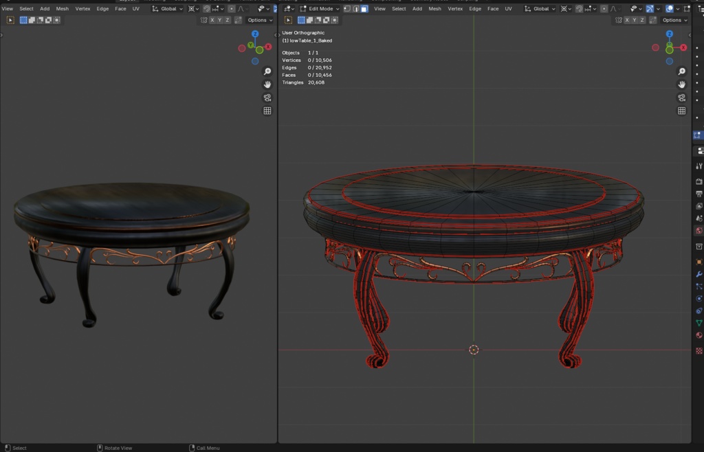 ローテーブル/コーヒーテーブル3点 (coffee tables)