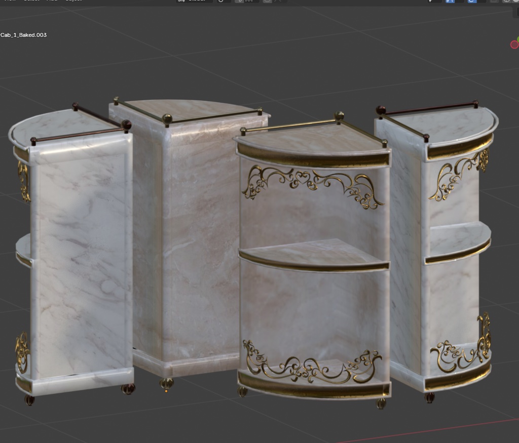 コーナーキャビネットと本/Corner Cabinet and Book